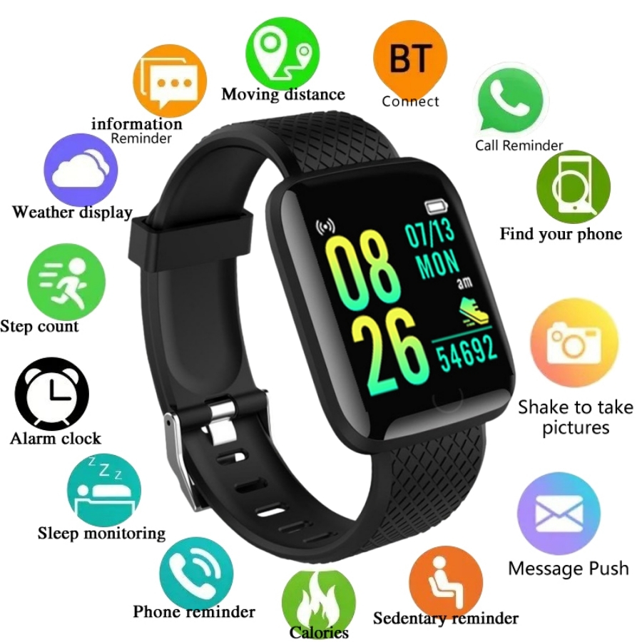 Watch Smart Y68 - นาฬิกาสมาร์ทแฟชั่นสร้อยข้อมือกีฬา Multi-Function USB Plug-in ชาร์จนาฬิกาผู้หญิงฟิตเนสผู้ชาย Smartwatch