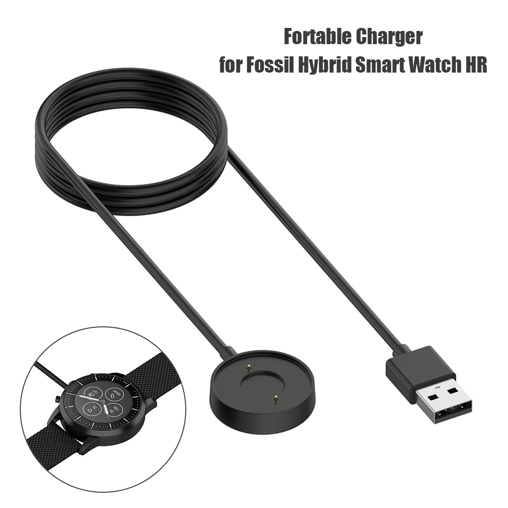 Fossil Watches Smartwatch Charger - 3 ฟุตสาย USB Charger องค์ประกอบขนาดเล็กนาฬิกาหรูหราสบายสําหรับ Fossil