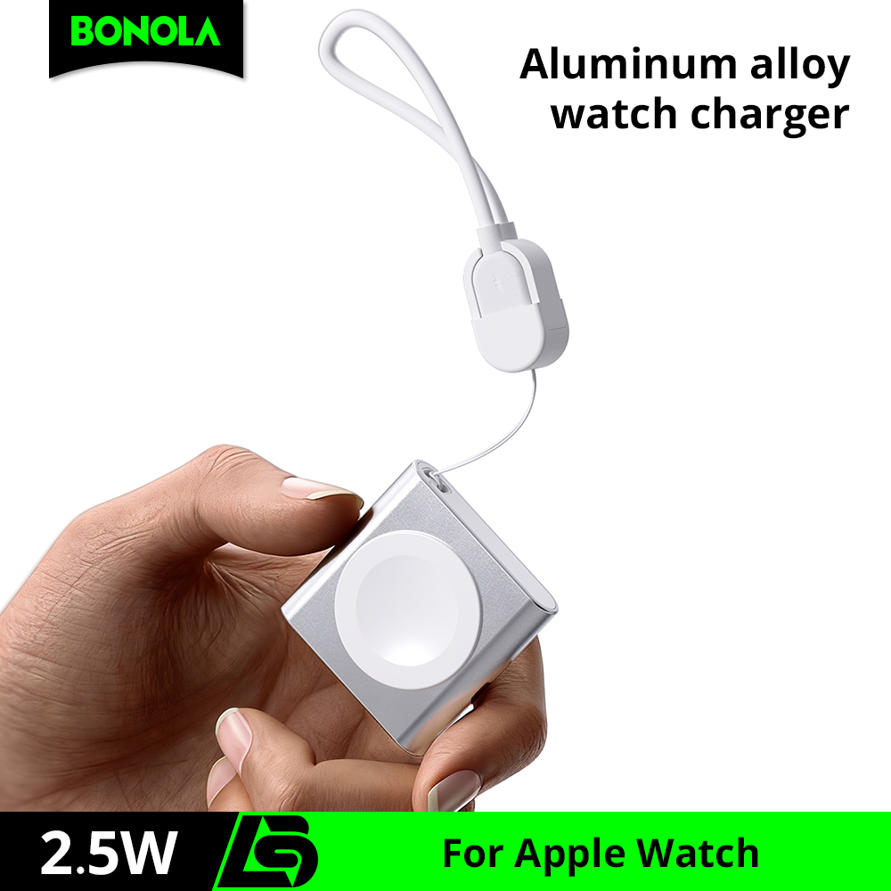 Smartwatch Watches For Iphone - โบโนลาสำหรับแอปเปิ้ลวอทช์ชาร์จแม่เหล็กแบบพกพา USB C สายเคเบิลแท่นชาร์จนาฬิกาแบบเร็วใช้งานร่วมกับแอปเปิ้ลวอทช์ 11/10/9/8/7/6/5
