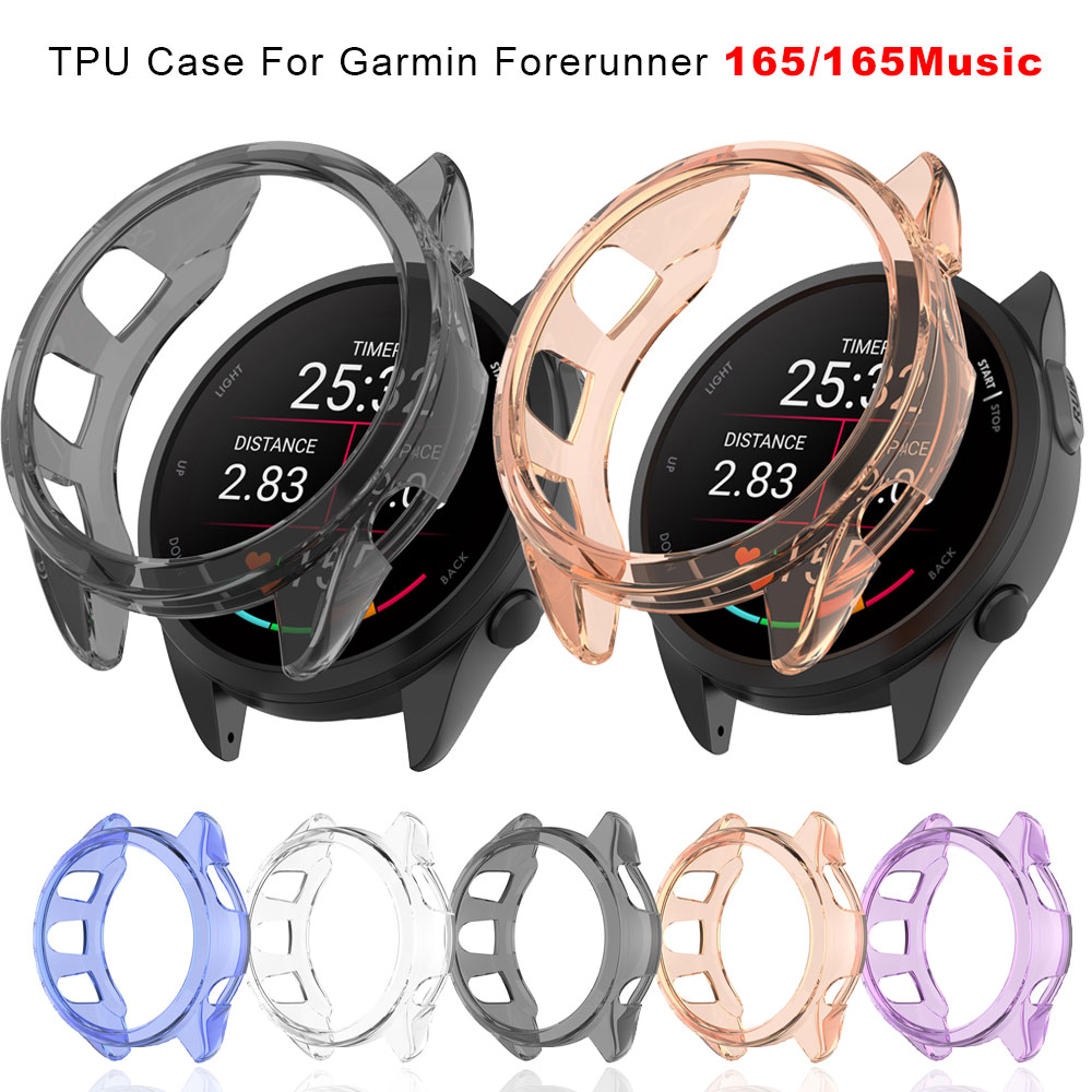 Xwatch Smartwatch - เคสป้องกันแบบนุ่ม TPU สำหรับการ์มิน ฟอร์รันเนอร์ 165 มิวสิค