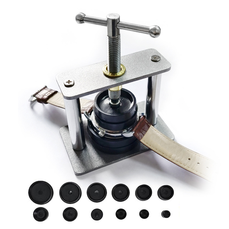 Crystal Press Tool - Professional นาฬิกากดชุดนาฬิกากลับสําหรับกรณีปิดเครื่องมือ & FITTING Dies นาฬิกาซ่อมเครื่องมือ