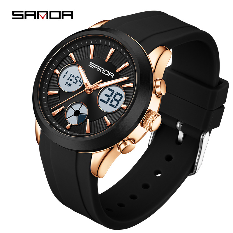 Smartwatch Watches Price - นาฬิกาอิเล็กทรอนิกส์ SANDA แบบเรืองแสง ใช้งานได้ 3 ชั่วโมง