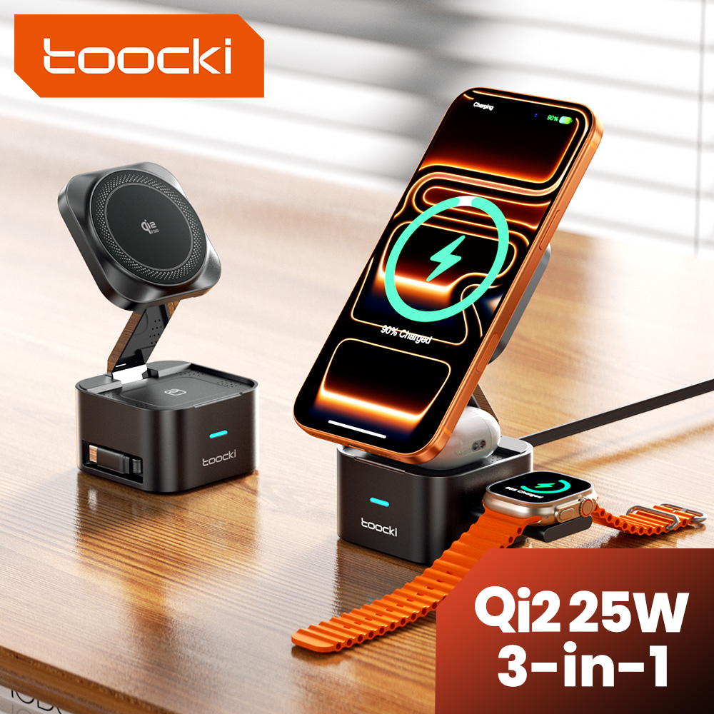 Smartwatch Watches For Iphone - ท็อคกี้ คิวไอ 2.2 25W เครื่องชาร์จไร้สายสำหรับไอโฟน 17
