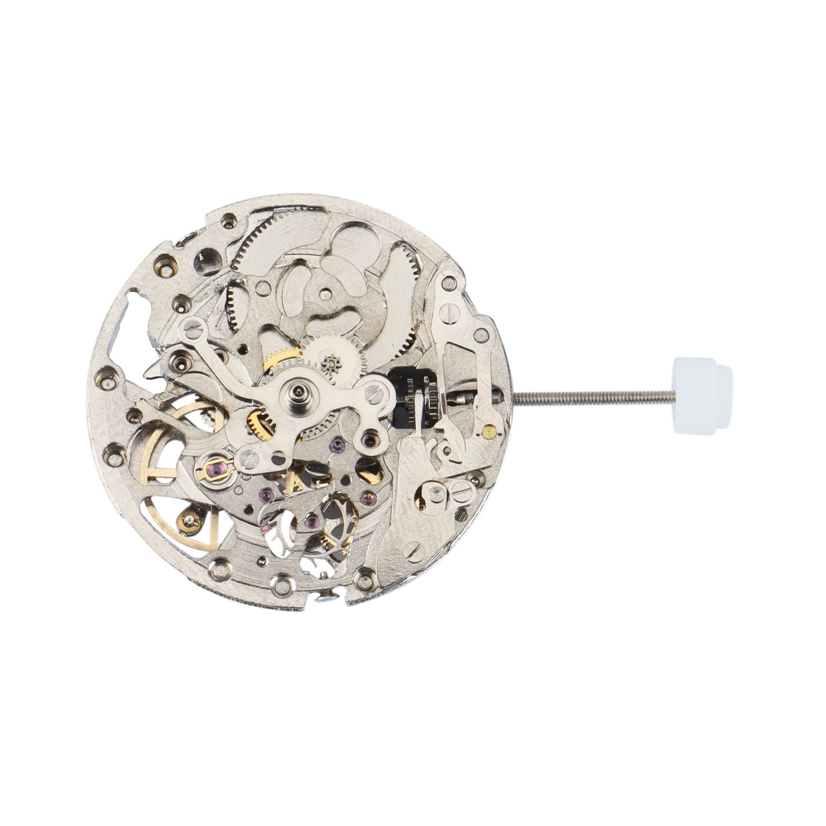 Skeleton Mechanical Watch - 25.6 มม.3 Hand Skeleton Self-Winding อัตโนมัตินาฬิกาสําหรับ