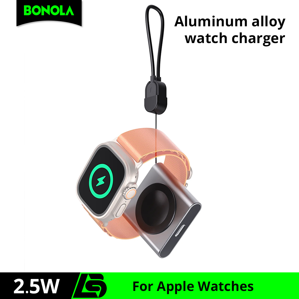 Smartwatch Watches For Iphone - โบโนลาเครื่องชาร์จไร้สายแบบแม่เหล็กสำหรับแอปเปิ้ลวอทช์ 11/อัลตร้า/10/9/8/7/6 แท่นชาร์จเร็วสายเคเบิลประเภทซีสำหรับไอวอทช์ 5/4/3