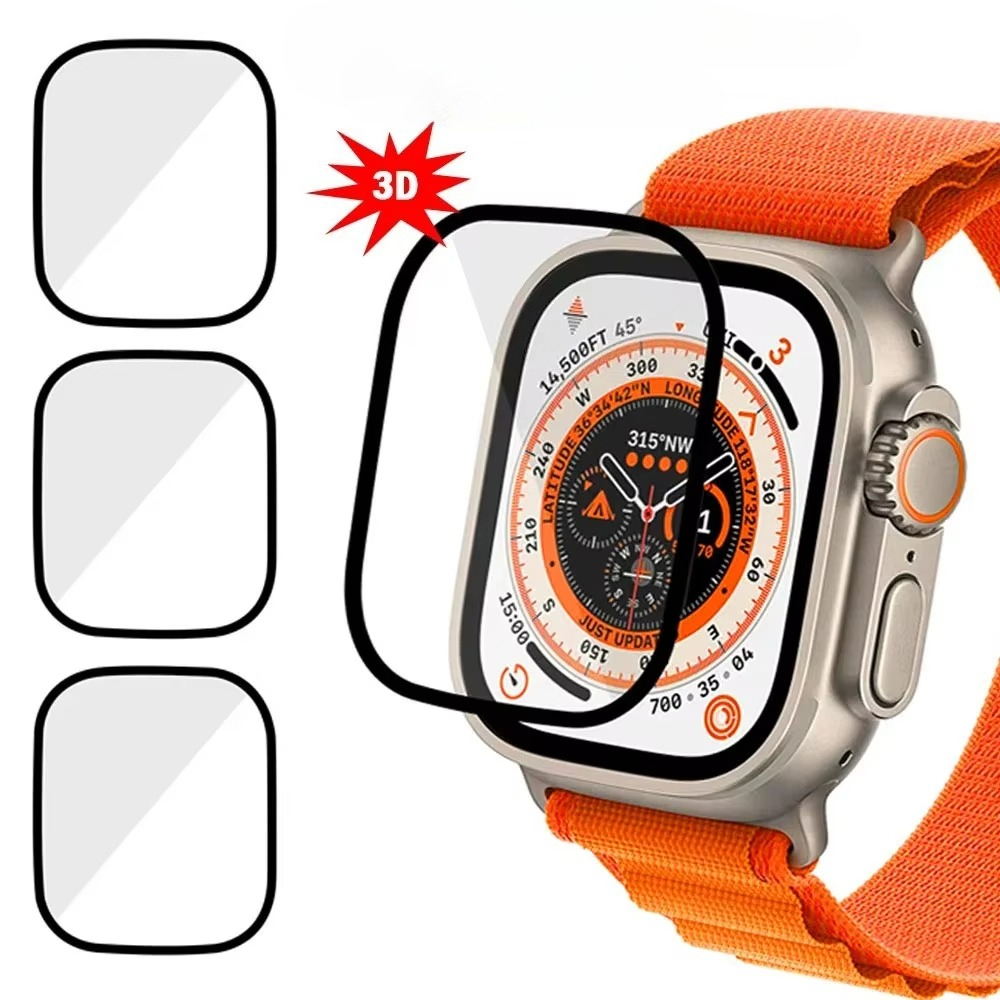 Apple Watch Band - เหมาะสำหรับแอปเปิ้ลวอทช์ 41-42-44 มม. 45-46-49 มม. ฟิล์มกันรอยหน้าจอ