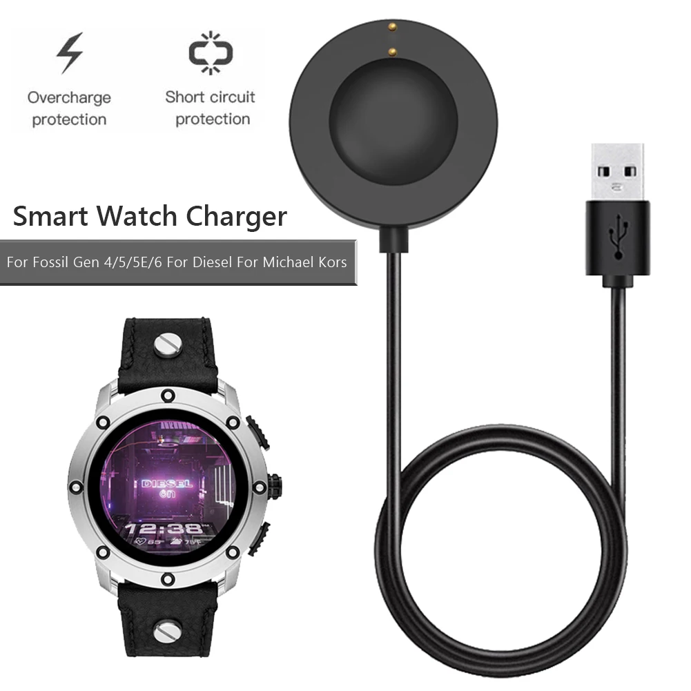 แท่นชาร์จแม่เหล็ก USB สำหรับ G - Fossil Watches Smartwatch Charger บทวิจารณ์และราคา