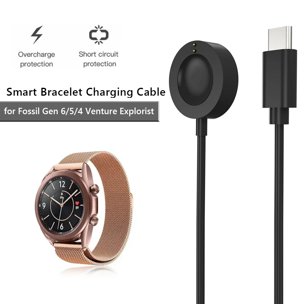 1M USB Type-C Magnetic Fast Ch - Fossil Watches Smartwatch Charger บทวิจารณ์และราคา