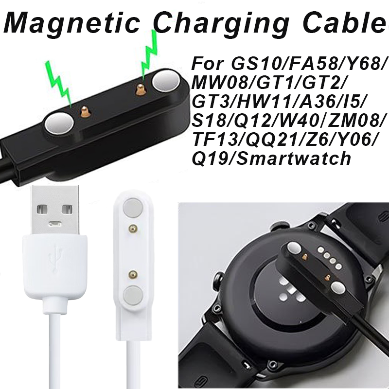 Magnetic Smart Watch Charger C - Watch Smart Y68 บทวิจารณ์และราคา