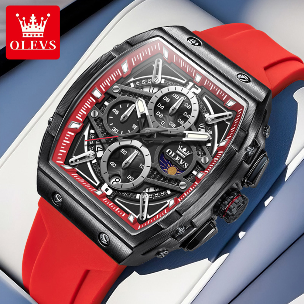 OLEVS 2975 นาฬิกาผู้ชายแฟชั่น  - Skeleton Mechanical Watch บทวิจารณ์และราคา