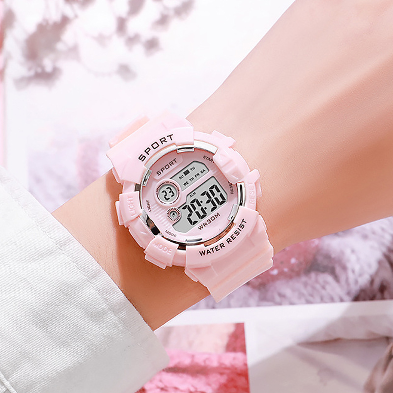 แฟชั่นนาฬิกาเด็กส่องสว่างกันน้ - Smartwatch Watches Gift For Boys บทวิจารณ์และราคา