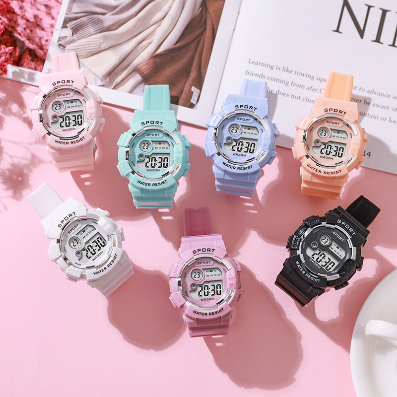 แฟชั่นนาฬิกาเด็กส่องสว่างกันน้ - Smartwatch Watches Gift For Boys บทวิจารณ์และราคา