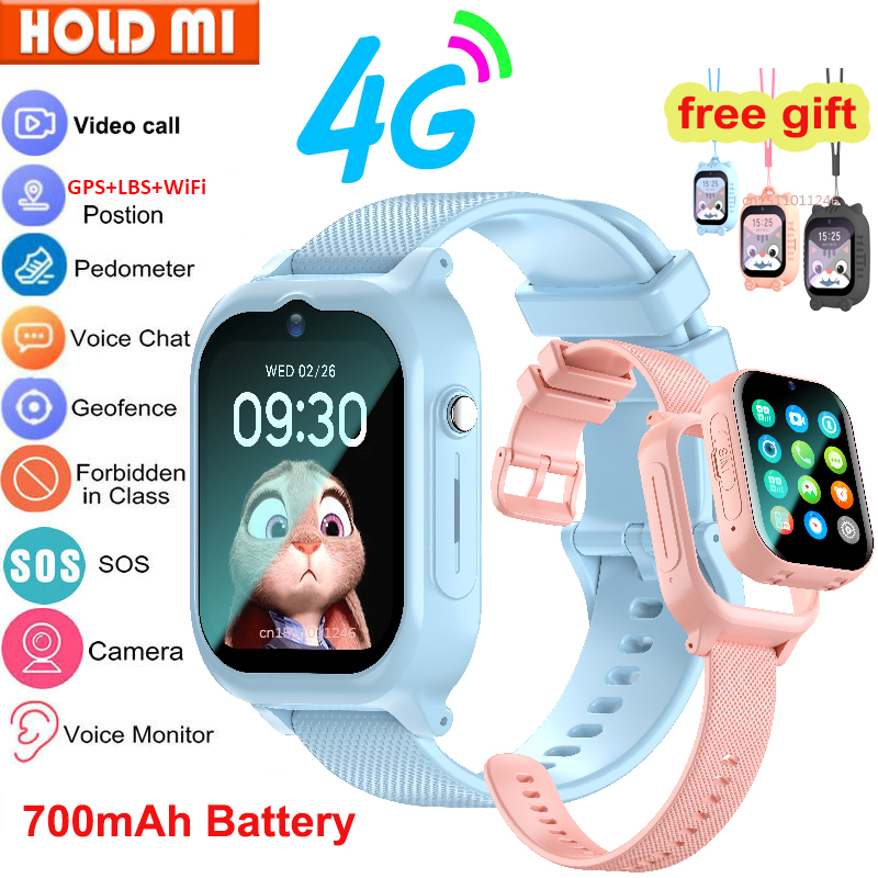 สมาร์ทวอท์ชเด็ก 4G GPS WIFI Vi - Smartwatch Watches Gift For Boys บทวิจารณ์และราคา