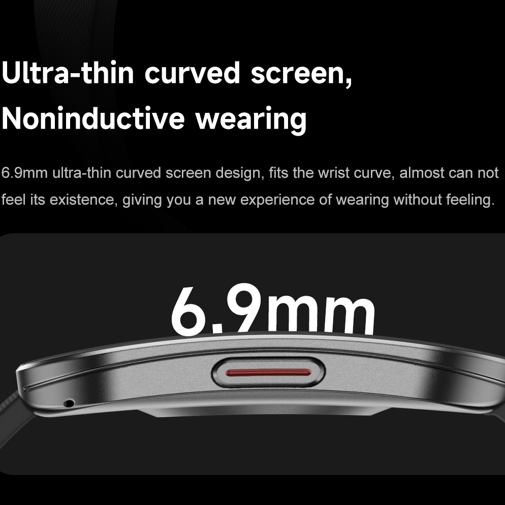 AMOLED Ultra-บางโค้งกันน้ําSma - Smartwatch Watches Price บทวิจารณ์และราคา