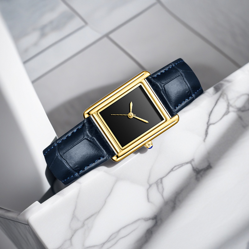 ถังสแควร์นาฬิกาแบรนด์หรูผู้หญิ - Cartier Watch Tank บทวิจารณ์และราคา