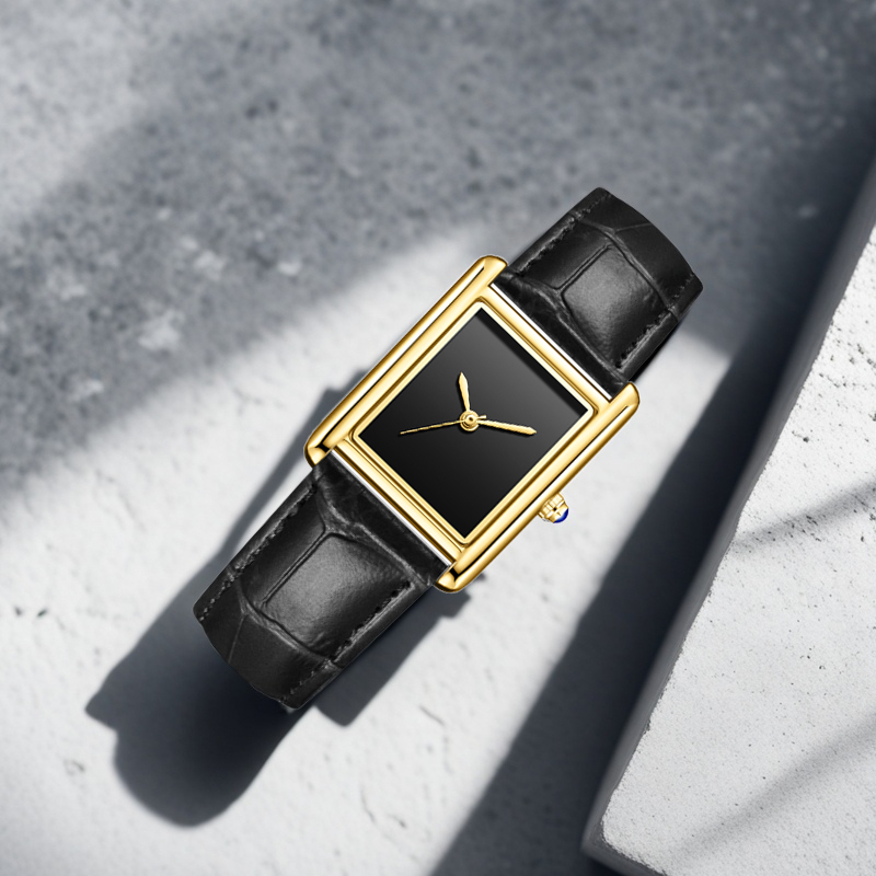 ถังสแควร์นาฬิกาแบรนด์หรูผู้หญิ - Cartier Watch Tank บทวิจารณ์และราคา