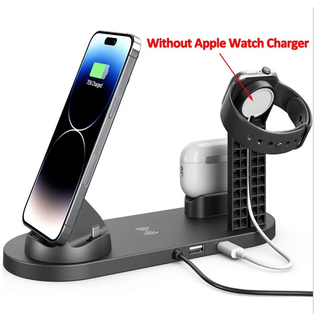 แท่นชาร์จไร้สาย 30W 7 in 1 สำห - Smartwatch Watches For Iphone บทวิจารณ์และราคา