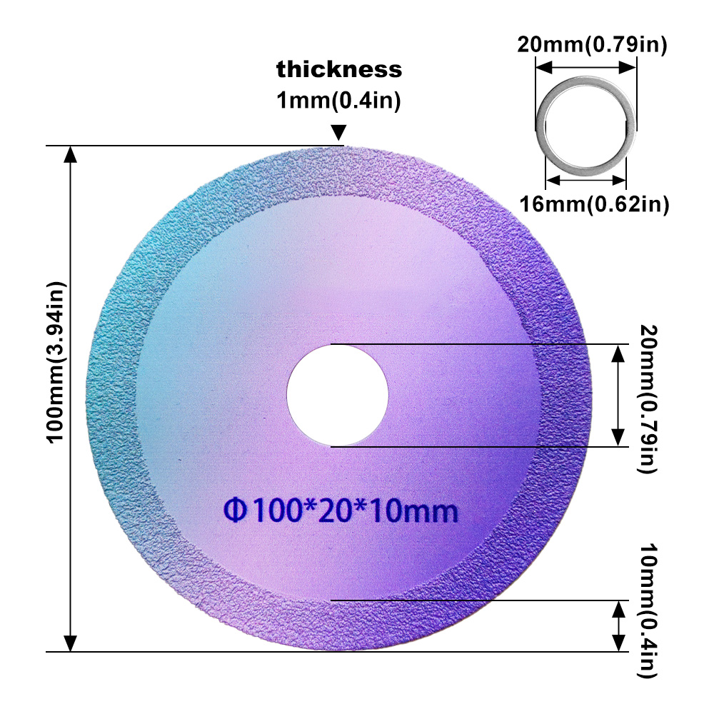 ใบตัดกระจกเพชรขนาด 100 มม. สำห - Crystal Press Tool บทวิจารณ์และราคา