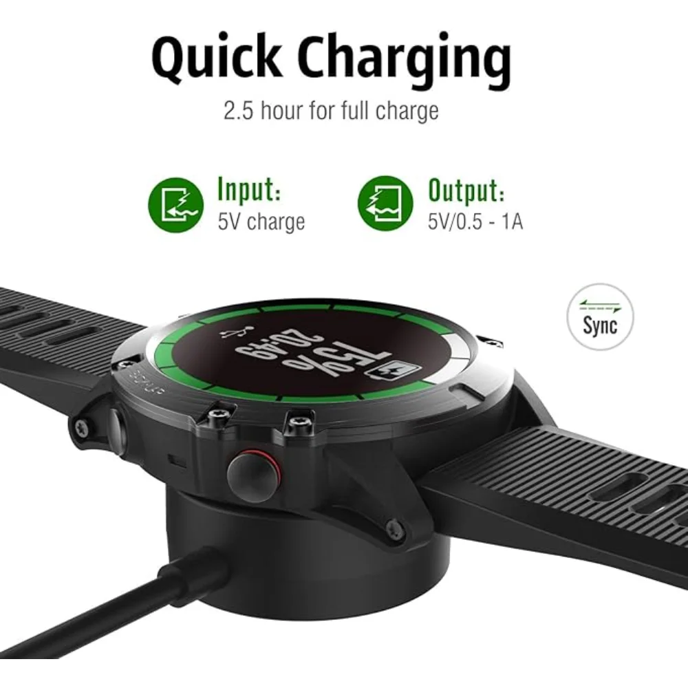 สายชาร์จ USB สำหรับนาฬิกาอัจฉร - Xwatch Smartwatch บทวิจารณ์และราคา