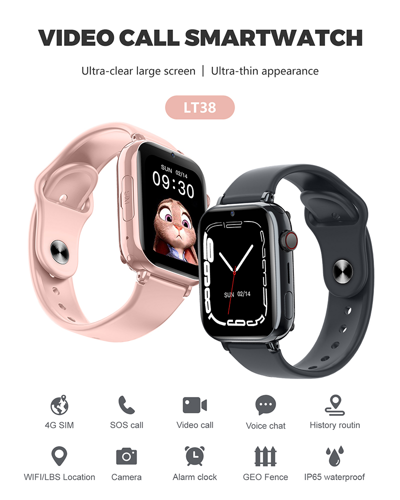 4G สมาร์ทวอทช์สำหรับเด็ก LBS ต - Kids Watches Not Smartwatch บทวิจารณ์และราคา