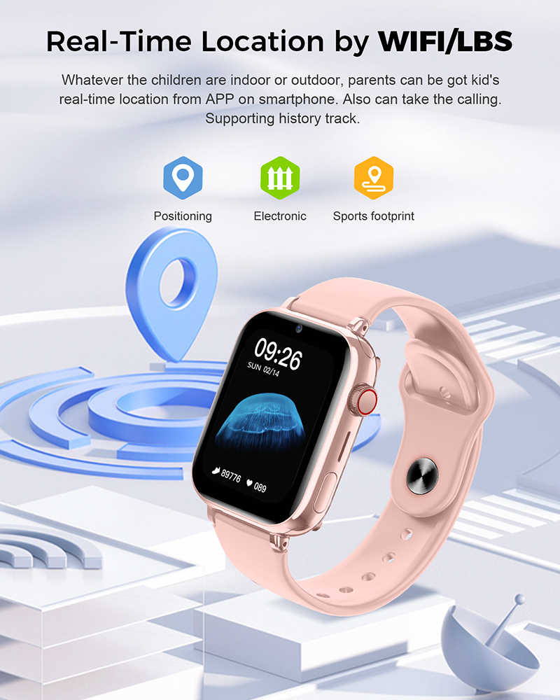 4G สมาร์ทวอทช์สำหรับเด็ก LBS ต - Kids Watches Not Smartwatch บทวิจารณ์และราคา