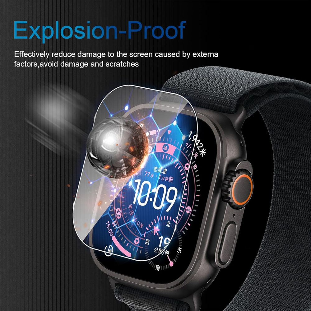 กระจกนิรภัยสำหรับแอปเปิ้ลวอตช์ - Apple Watch Band บทวิจารณ์และราคา