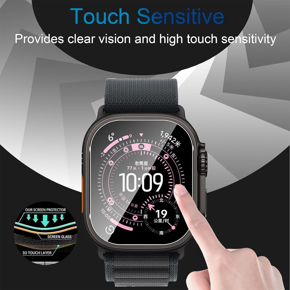 กระจกนิรภัยสำหรับแอปเปิ้ลวอตช์ - Apple Watch Band บทวิจารณ์และราคา