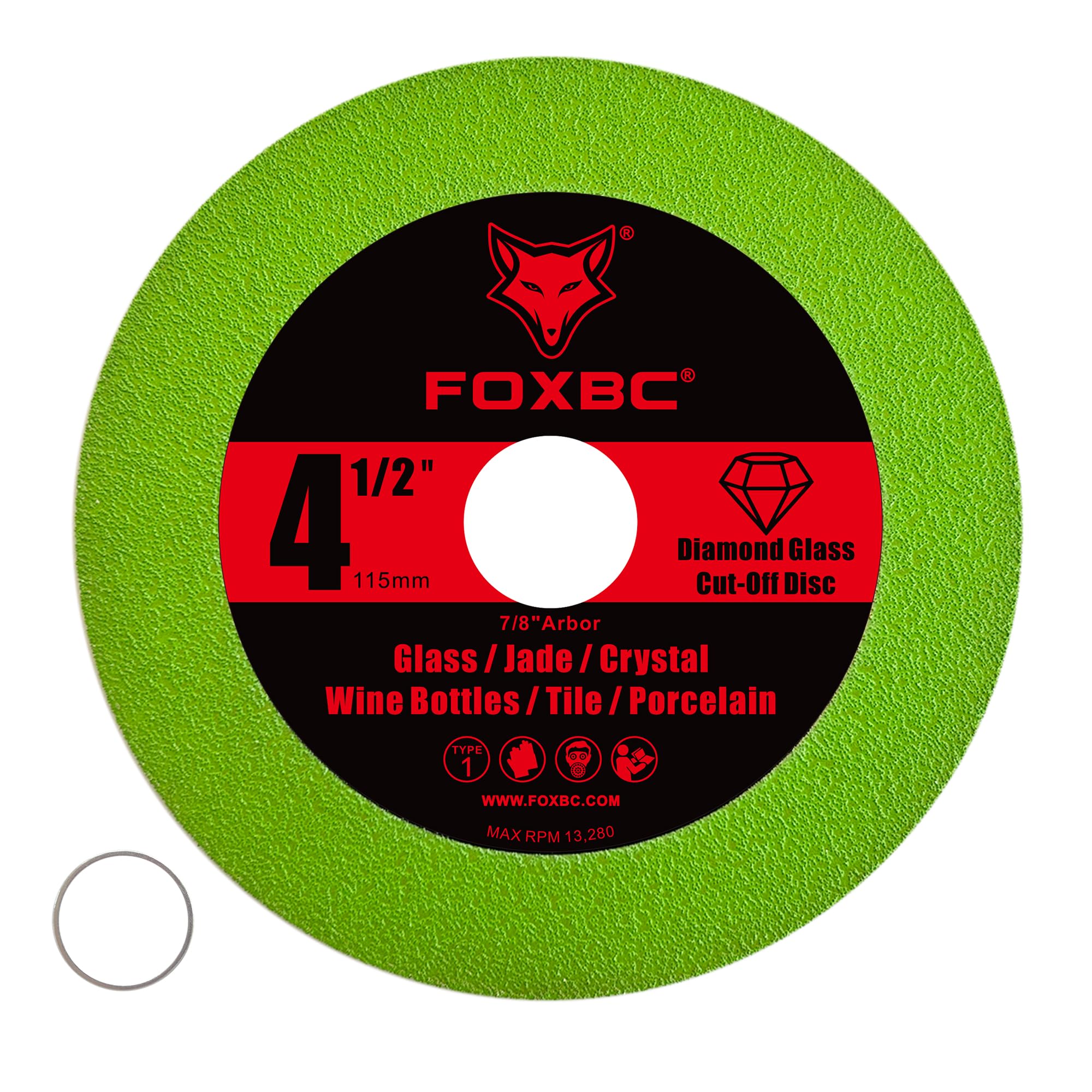 FOXBC 115 มม.เพชรแผ่นตัดกระจกส - Crystal Press Tool บทวิจารณ์และราคา