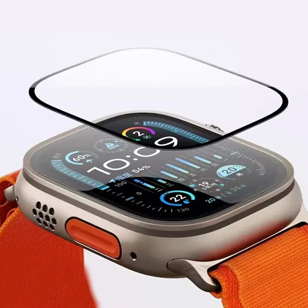ตัวป้องกันหน้าจอ 3D ฟิล์มกระจก - Apple Watch Band บทวิจารณ์และราคา