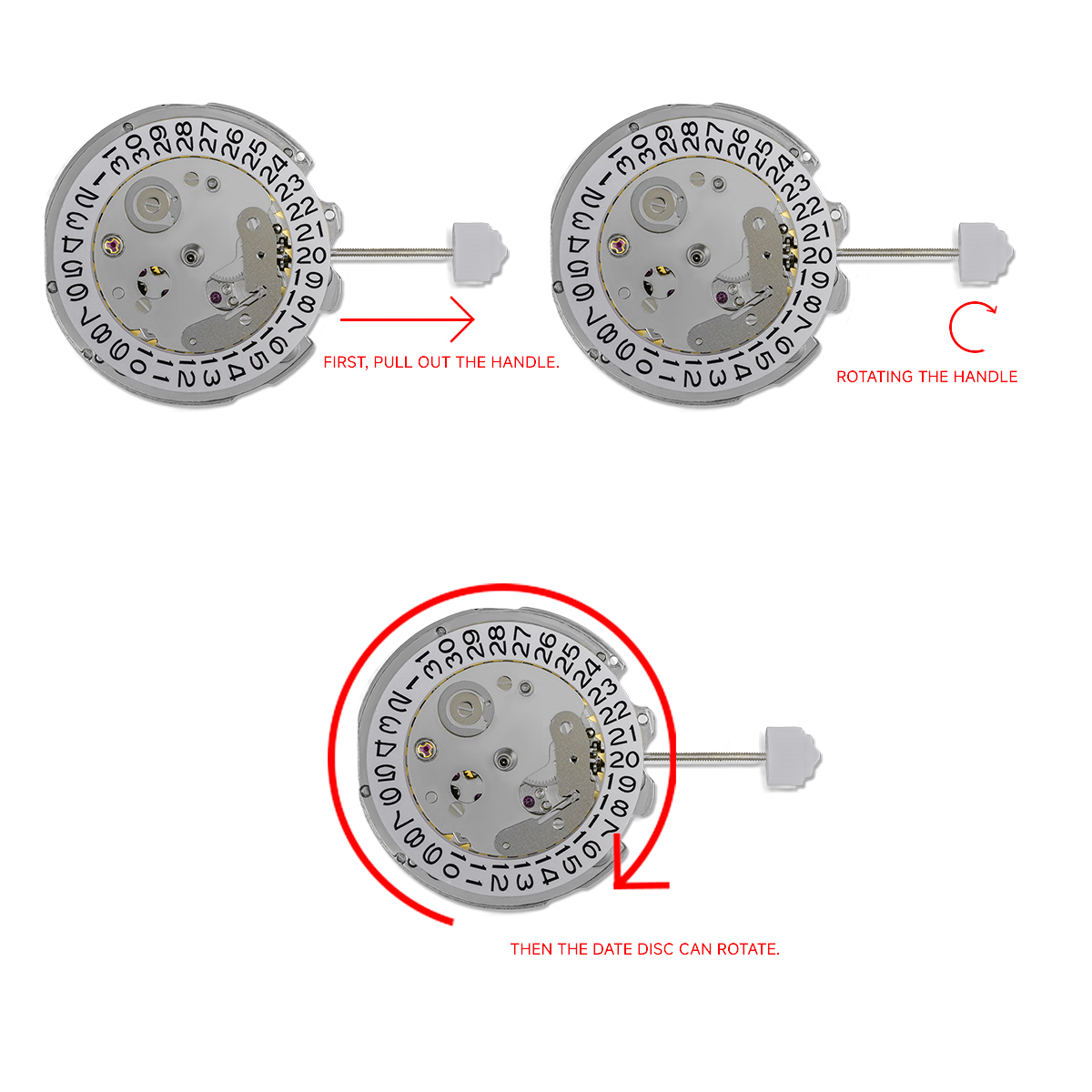 กลไกจีน NH35 สามารถใช้แทนกลไกญ - Watch Movement Rotor บทวิจารณ์และราคา