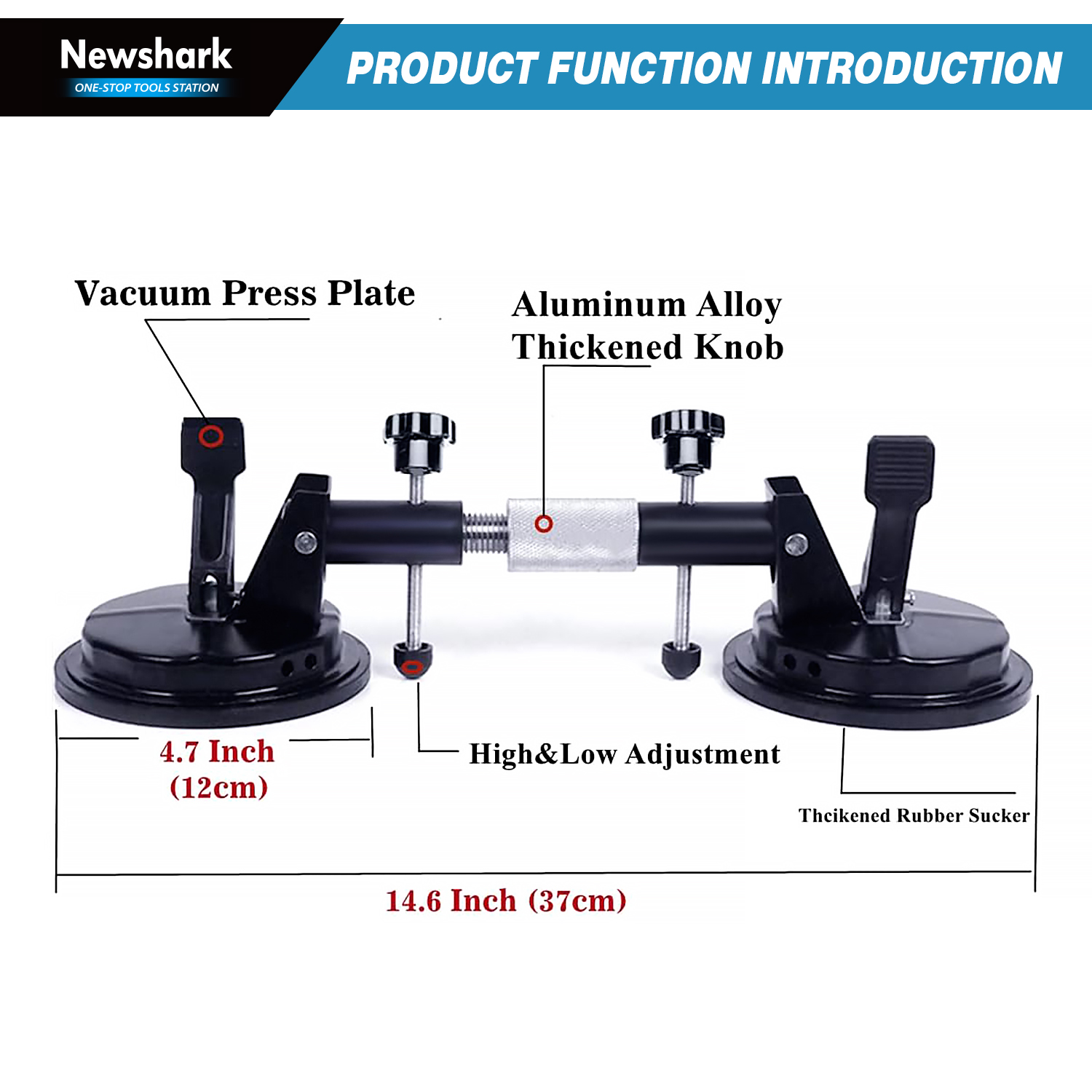 ถ้วยดูดสูญญากาศแบบหนัก พร้อมแผ - Crystal Press Tool บทวิจารณ์และราคา