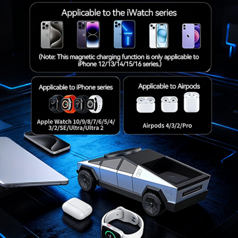 แท่นวางเดสก์ท็อป 3-in-1 CyberD - Smartwatch Watches For Iphone บทวิจารณ์และราคา