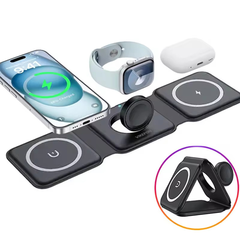 ที่ชาร์จไร้สายแบบพับได้แม่เหล็ - Smartwatch Watches For Iphone บทวิจารณ์และราคา