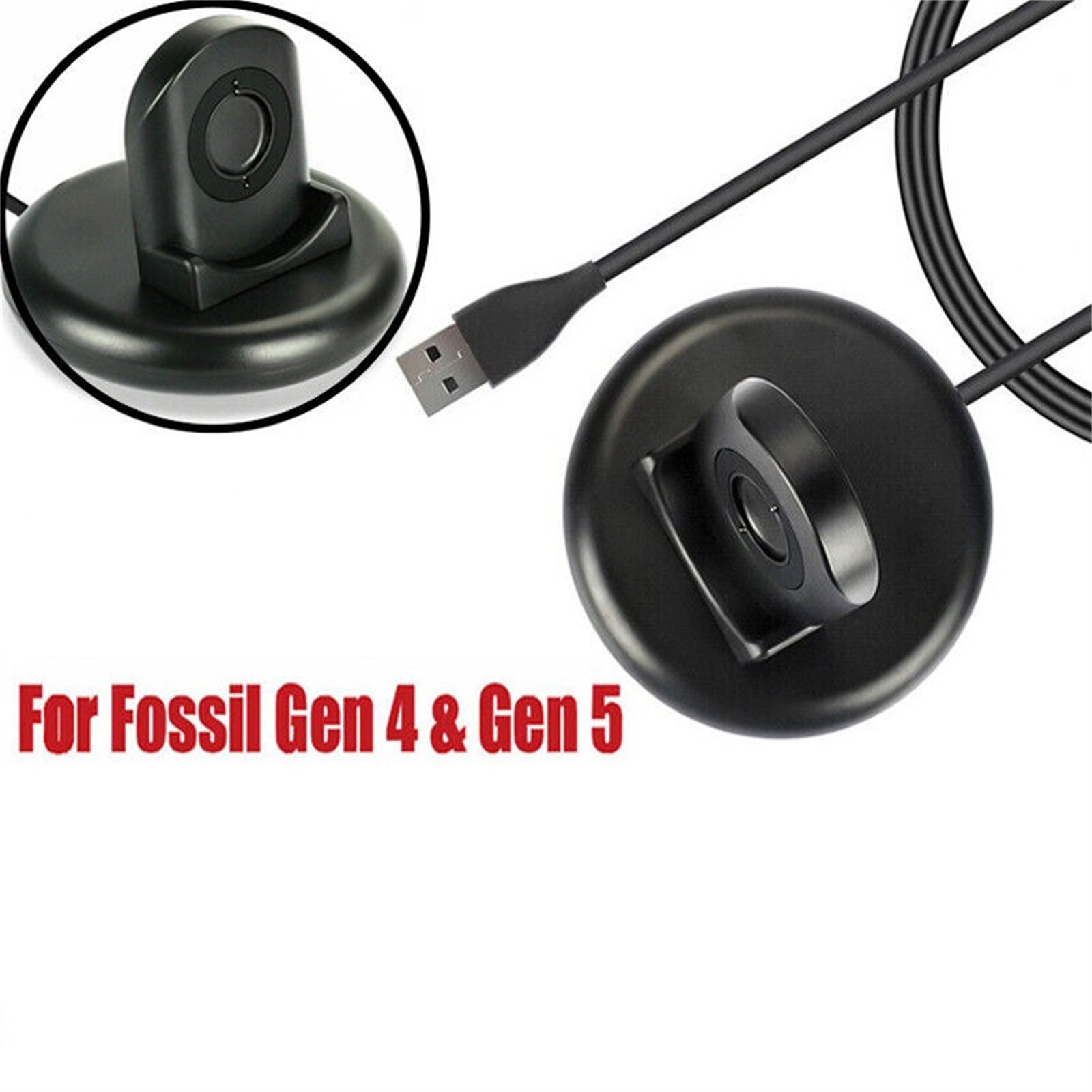 สายชาร์จนาฬิกา USB 1 ม. 5V 500 - Fossil Watches Smartwatch Charger บทวิจารณ์และราคา