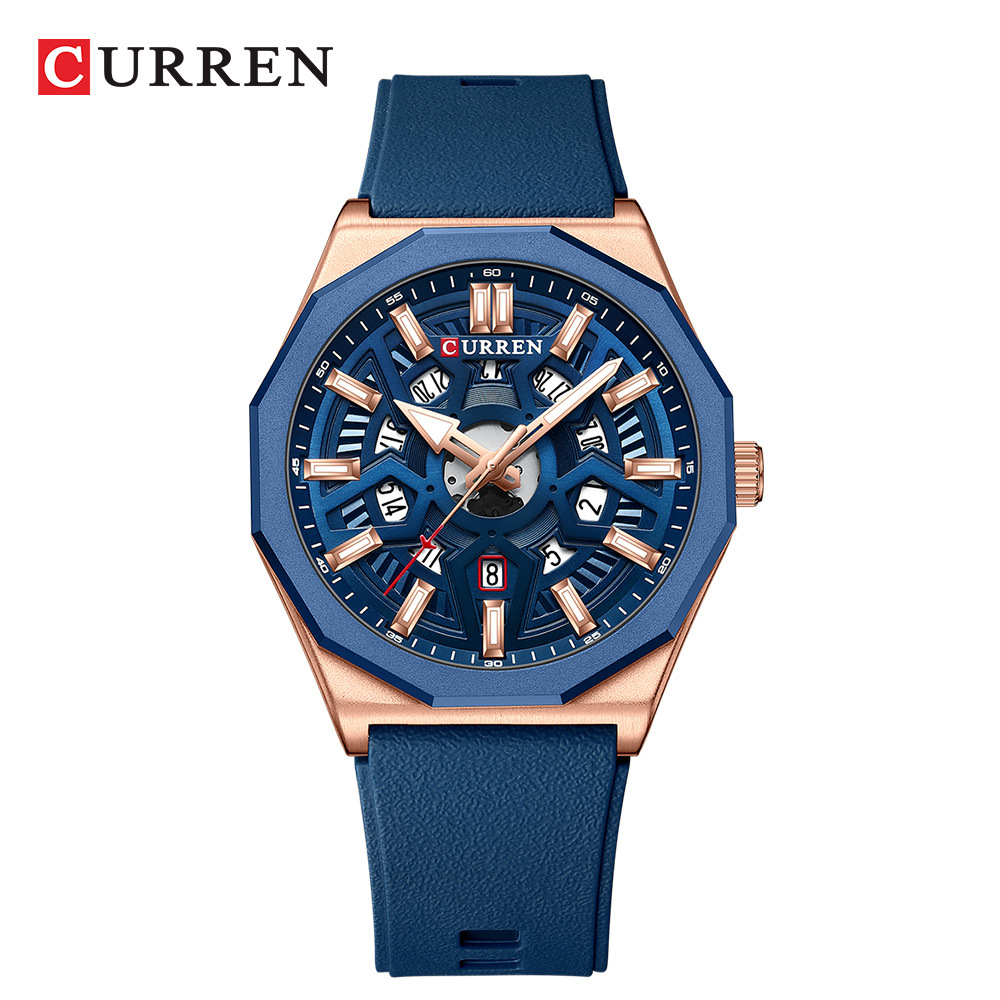 นาฬิกาข้อมือ CURREN 8437 รุ่น  - Skeleton Mechanical Watch บทวิจารณ์และราคา
