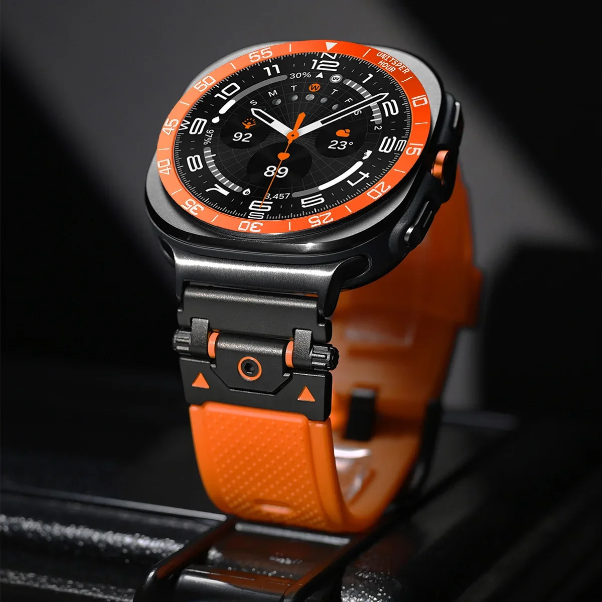 ฝาครอบโลหะ BEZEL แหวนสําหรับ S - Watch Smartwatch Android บทวิจารณ์และราคา