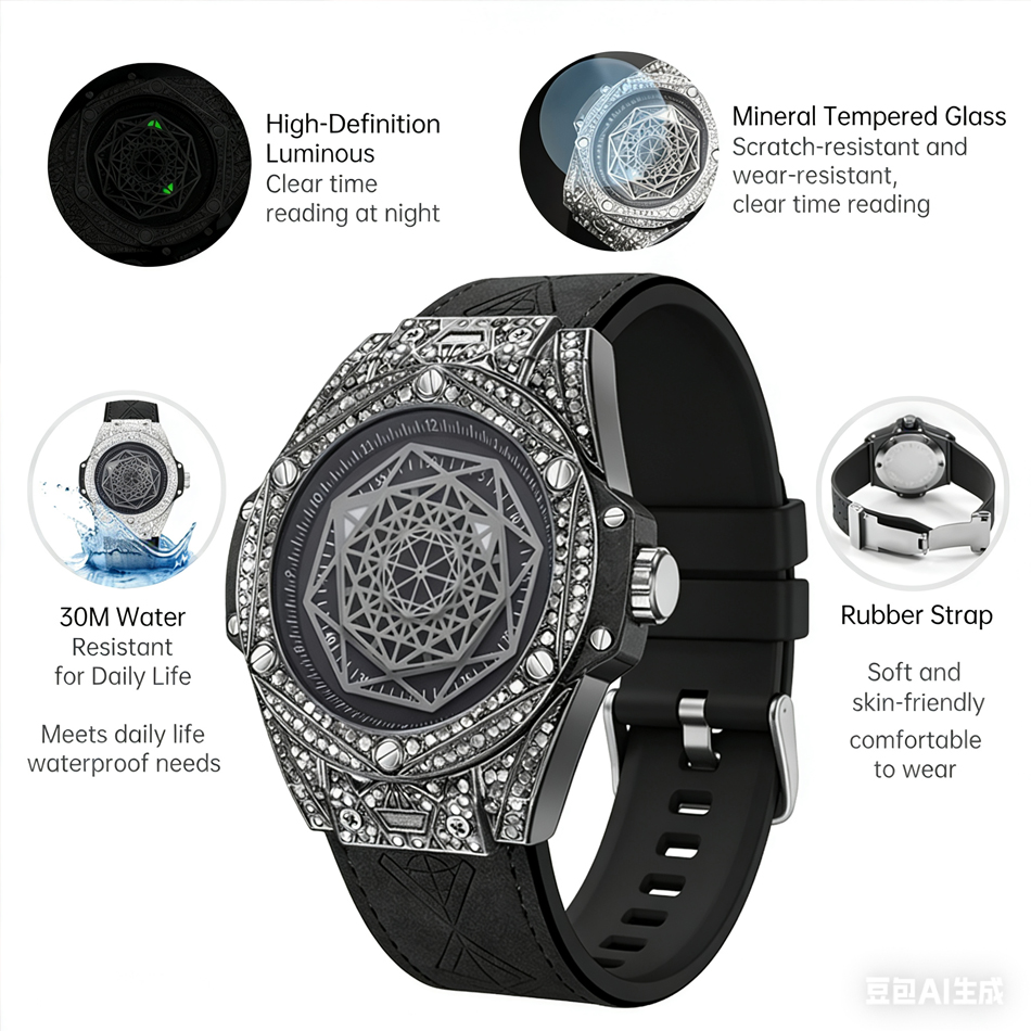 นาฬิกาควอตซ์ผู้ชายแบรนด์ดัง ดี - Skeleton Mechanical Watch บทวิจารณ์และราคา
