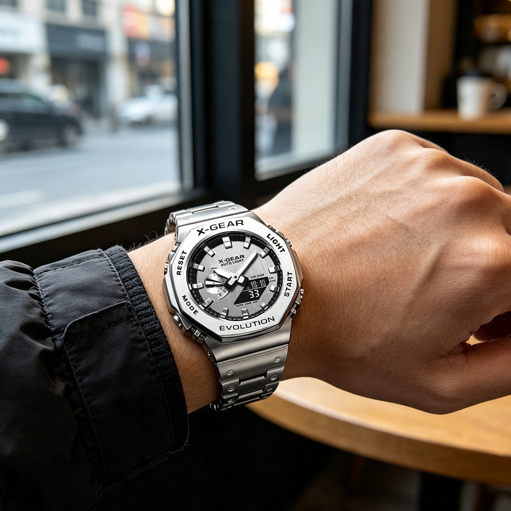 นาฬิกากีฬาดิจิตอล X-GEAR หน้าจ - Smartwatch Watches Price บทวิจารณ์และราคา
