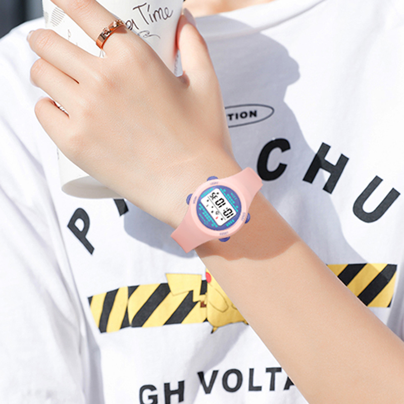 นาฬิกานักศึกษาชายกลางน่ารักสีช - Smartwatch Watches Gift For Boys บทวิจารณ์และราคา