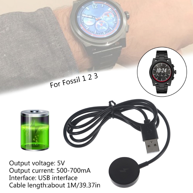 อะแดปเตอร์ชาร์จนาฬิกา USB สายช - Fossil Watches Smartwatch Charger บทวิจารณ์และราคา