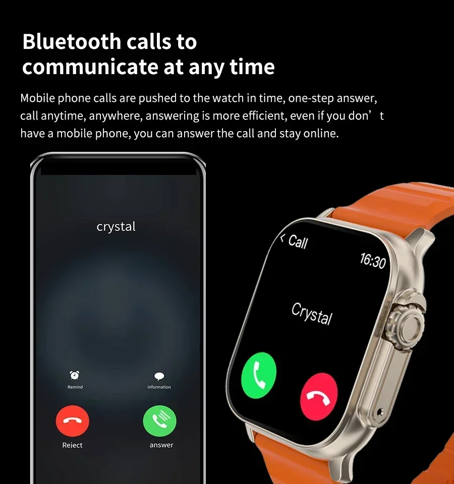 นาฬิกาซีรีส์ 9 รุ่นใหม่ PK HK8 - Smartwatch Watches Price บทวิจารณ์และราคา