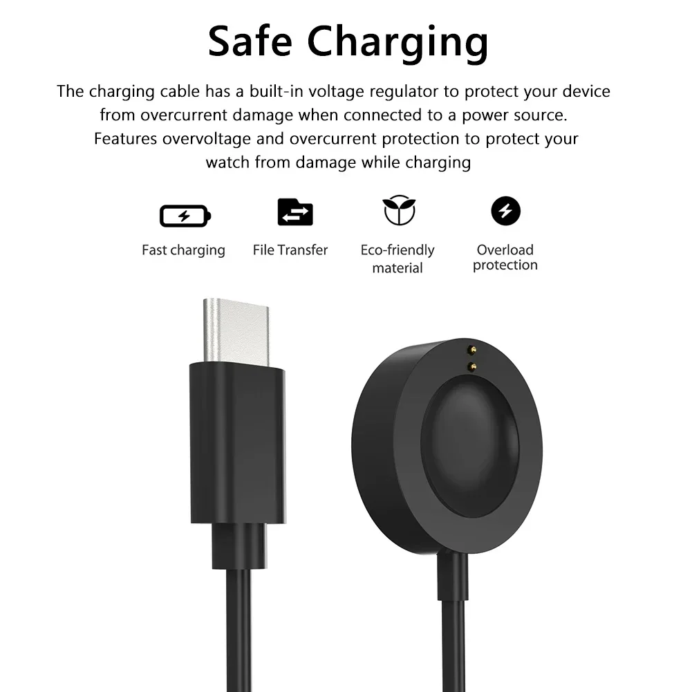 1M USB Type-C แท่นชาร์จแม่เหล็ - Fossil Watches Smartwatch Charger บทวิจารณ์และราคา