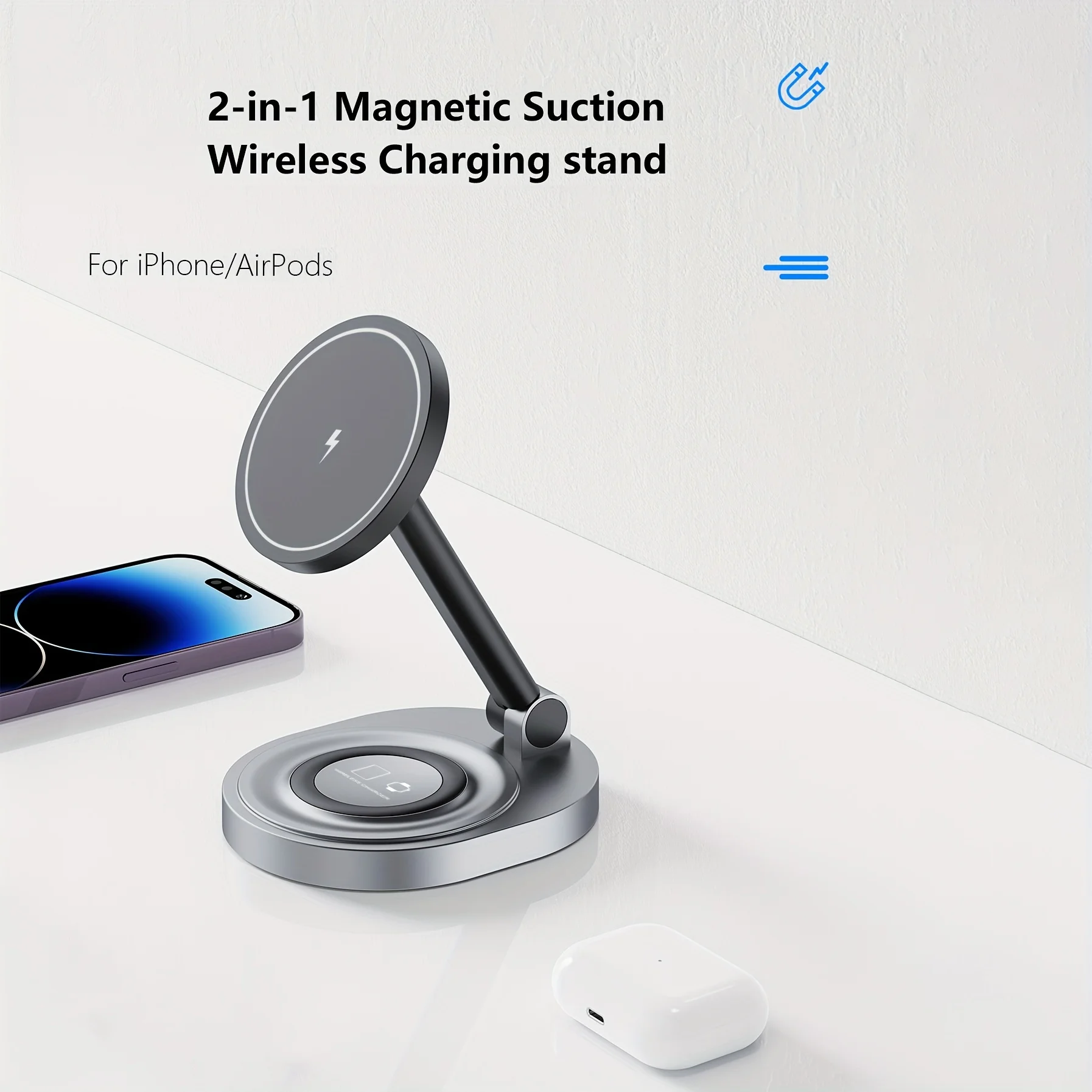 2 In 1 Magnetic Wireless Charg - Xwatch Smartwatch บทวิจารณ์และราคา