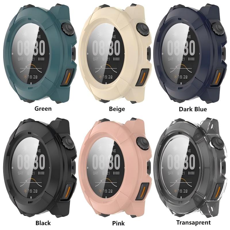 เคสพีซี+กระจกนิรภัยสำหรับสายนา - Watch Smartwatch Android บทวิจารณ์และราคา