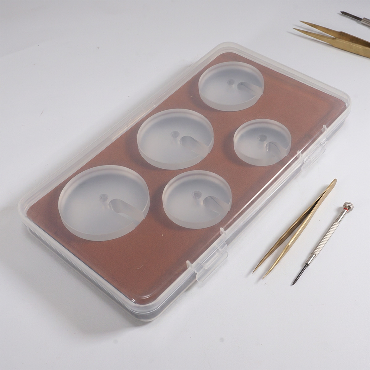 ชุดแม่พิมพ์กดกระจกนาฬิกา 5 ชิ้ - Crystal Press Tool บทวิจารณ์และราคา