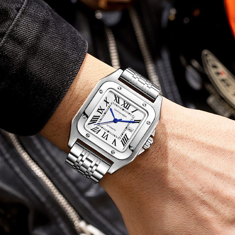 นาฬิกาข้อมือกลไกอัตโนมัติทรงสี - Cartier Watch Tank บทวิจารณ์และราคา