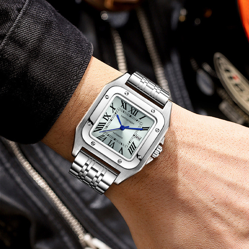 นาฬิกาข้อมือกลไกอัตโนมัติทรงสี - Cartier Watch Tank บทวิจารณ์และราคา