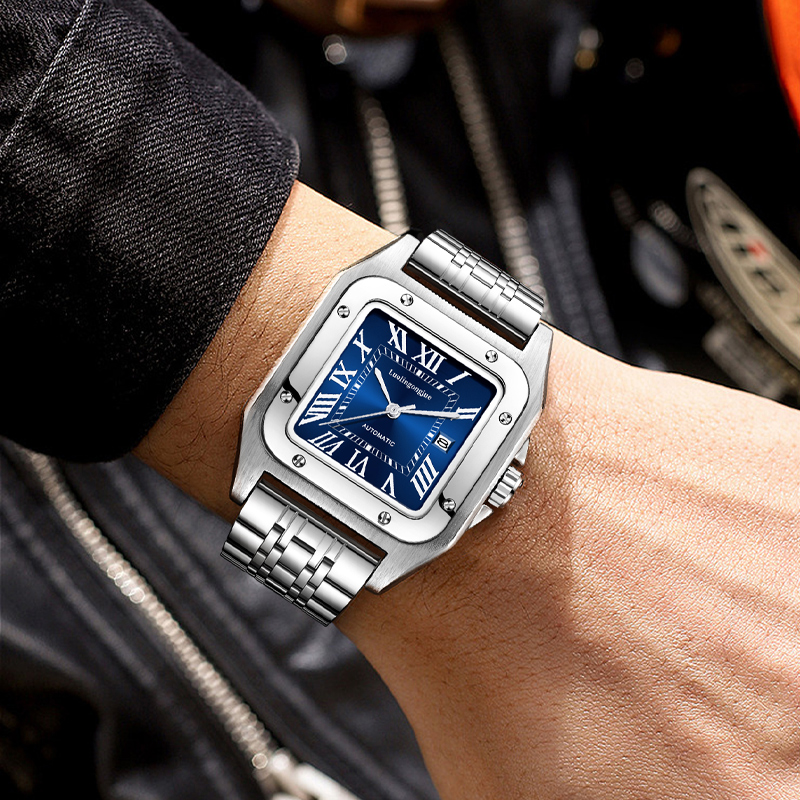 นาฬิกาข้อมือกลไกอัตโนมัติทรงสี - Cartier Watch Tank บทวิจารณ์และราคา