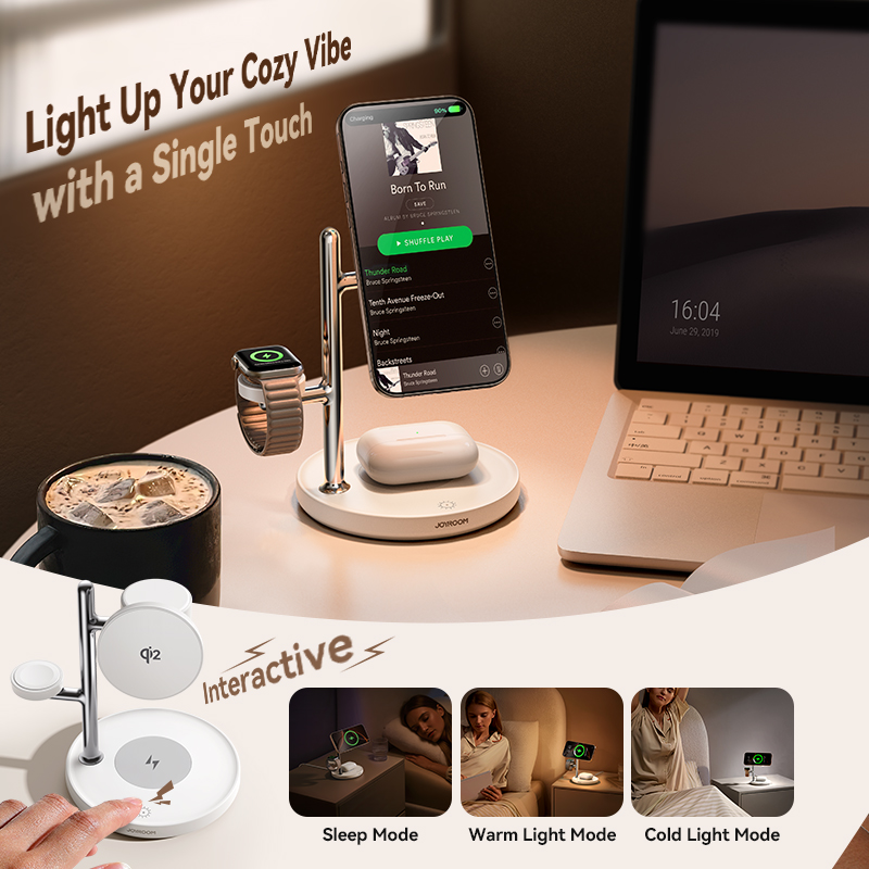 สถานีชาร์จแม่เหล็ก Joyroom 4-i - Smartwatch Watches For Iphone บทวิจารณ์และราคา
