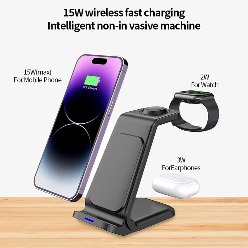แท่นชาร์จไร้สาย 3 in 1 15W สำห - Smartwatch Watches For Iphone บทวิจารณ์และราคา